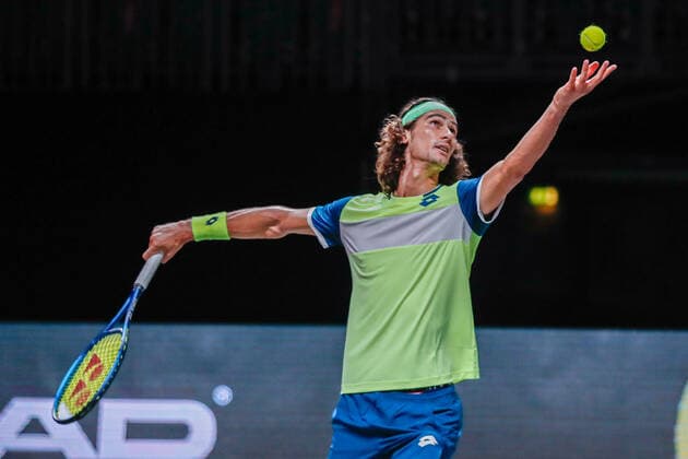 HARRIS, Lloyd (RSA) ATP, Tennis Herren Ranking No. 92, gesetzt als Qualifikant bei den bett1HULKS Indoors - ATP 250 am 14.10.2020 in Köln (LANXESS arena), Deutschland