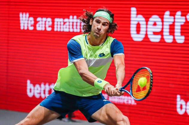 HARRIS, Lloyd (RSA) ATP, Tennis Herren Ranking No. 92, gesetzt als Qualifikant bei den bett1HULKS Indoors - ATP 250 am 14.10.2020 in Köln (LANXESS arena), Deutschland