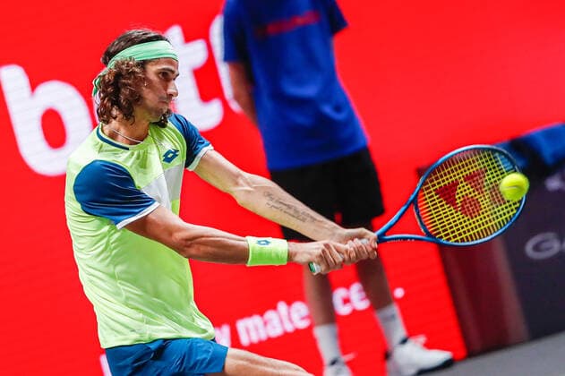 HARRIS, Lloyd (RSA) ATP, Tennis Herren Ranking No. 92, gesetzt als Qualifikant bei den bett1HULKS Indoors - ATP 250 am 14.10.2020 in Köln (LANXESS arena), Deutschland