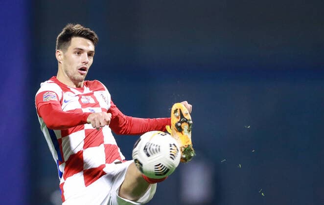 Croatia v France - UEFA Nations League Josip Brekalo of Croatia during the UEFA Nations League group stage match between Croatia and France at Maksimir Stadium on October 14, 2020 in Zagreb, Croatia. SanjinxStrukic PIXSELL