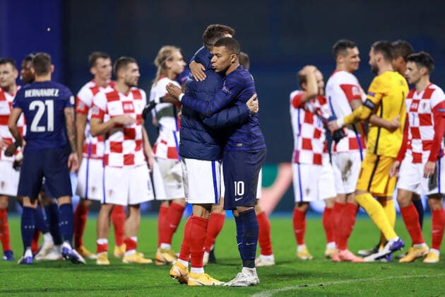 Kylian Mbappe of France FOOTBALL : Croatie vs France - UEFA Ligue des Nations - Zagreb - 14 10 2020 Panoramic NikolaKrstic 