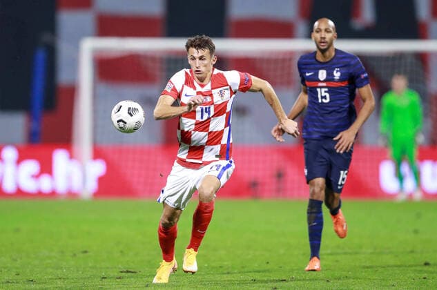Ante Budimir of Croatia during the UEFA Nations League FOOTBALL : Croatie vs France - UEFA Ligue des Nations - Zagreb - 14 10 2020 Panoramic NikolaKrstic 