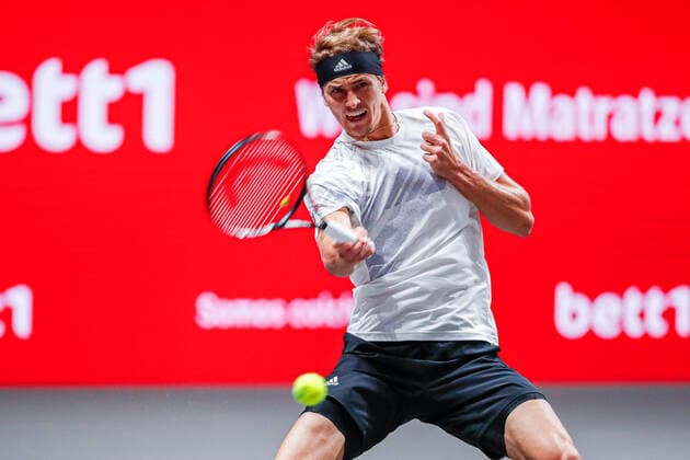 Sport Bilder des Tages ZVEREV, Alexander (GER) ATP, Tennis Herren Ranking No. 7, gesetzt an No. 1 bei den bett1HULKS Indoors - ATP 250 am 15.10.2020 in Köln (LANXESS arena), Deutschland