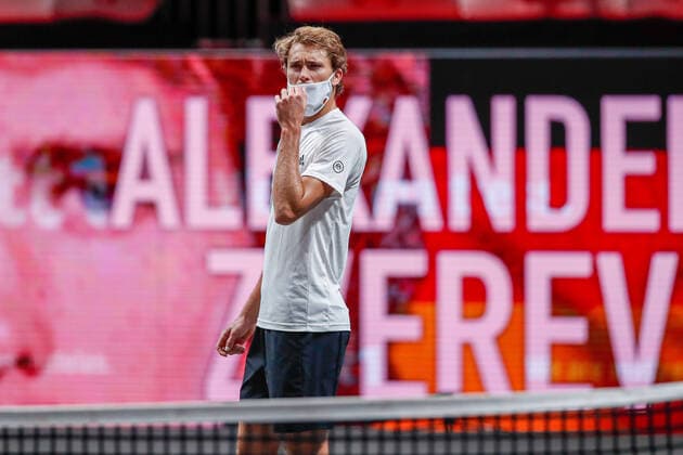 ZVEREV, Alexander (GER) ATP, Tennis Herren Ranking No. 7, gesetzt an No. 1 bei den bett1HULKS Indoors - ATP 250 am 15.10.2020 in Köln (LANXESS arena), Deutschland