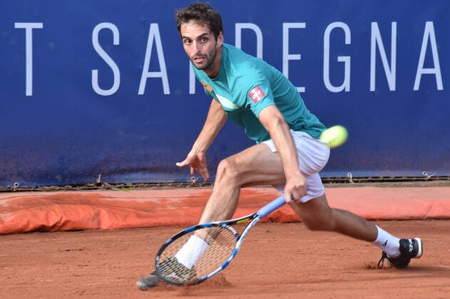 Photo Alessandro Tocco LaPresse October 15, 2020 Santa Margherita di Pula, Cagliari (Italy) Tennis Tennis, Forte Village Sardegna Open In the pic:Albert Ramos Vinolas  Copyright: xToccoxAlessandro LaPressex