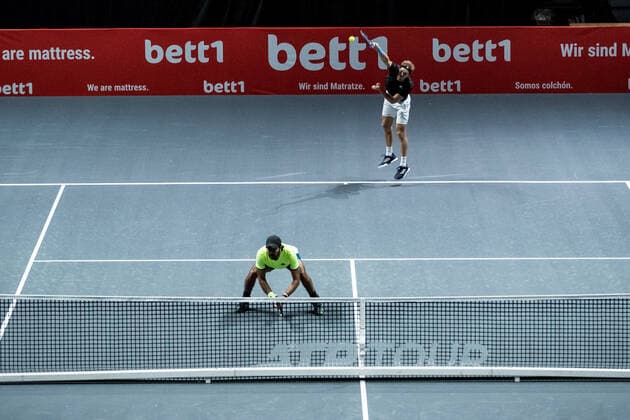 bett1HULKS Indoors - ATP, Tennis Herren 250; Koeln, 15.10.2020 Dominik INGLOT (GBR) und Aisam-Ul-Haq QURESHI (PAK) im Doppel bett1HULKS Indoors - ATP 250 am 15.10.2020 in Koeln (LANXESSarena), Deutschland Copyright: xBEAUTIFULxSPORTS Wunderlx