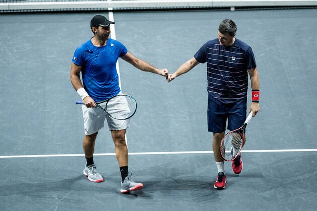 bett1HULKS Indoors - ATP, Tennis Herren 250; Koeln, 15.10.2020 Santiago GONZALEZ (MEX) und Ken SKUPSKI (GBR) im Doppel bett1HULKS Indoors - ATP 250 am 15.10.2020 in Koeln (LANXESSarena), Deutschland Copyright: xBEAUTIFULxSPORTS Wunderlx