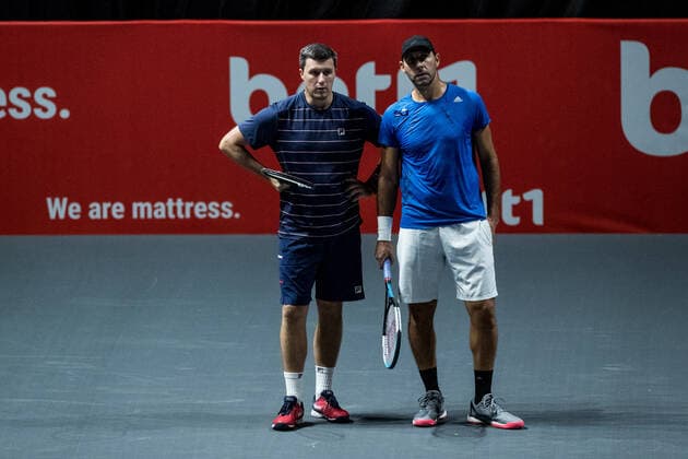 bett1HULKS Indoors - ATP, Tennis Herren 250; Koeln, 15.10.2020 Santiago GONZALEZ (MEX) und Ken SKUPSKI (GBR) im Doppel bett1HULKS Indoors - ATP 250 am 15.10.2020 in Koeln (LANXESSarena), Deutschland Copyright: xBEAUTIFULxSPORTS Wunderlx