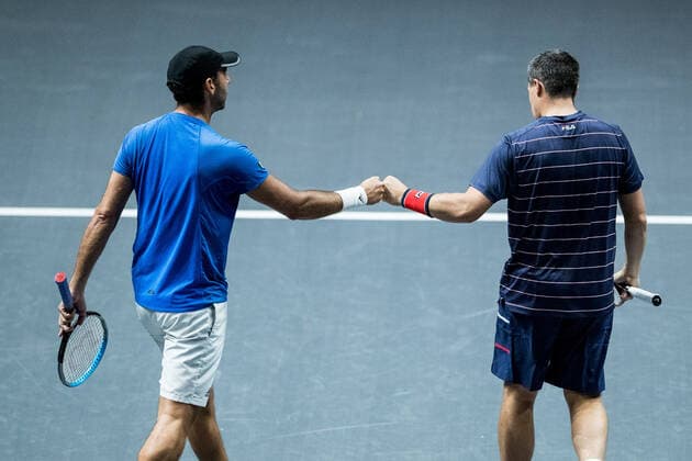 bett1HULKS Indoors - ATP, Tennis Herren 250; Koeln, 15.10.2020 Santiago GONZALEZ (MEX) und Ken SKUPSKI (GBR) im Doppel bett1HULKS Indoors - ATP 250 am 15.10.2020 in Koeln (LANXESSarena), Deutschland Copyright: xBEAUTIFULxSPORTS Wunderlx