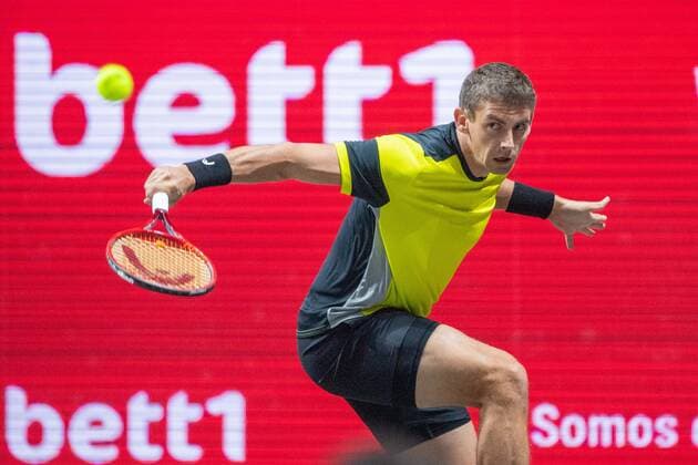 Sport Bilder des Tages Henri LAAKSONEN (SUI), Aktion, Tennis, bett1HULKS Indoors 2020, Champions Trophy, ATP, Tennis Herren 250 Turnier am 15.10.2020 in Koeln Deutschland. Â