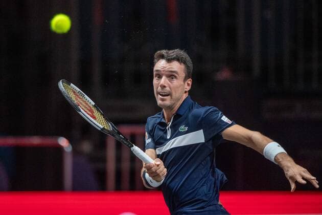 Roberto BAUTISTA AGUT (ESP), Aktion, Tennis, bett1HULKS Indoors 2020, Champions Trophy, ATP, Tennis Herren 250 Turnier am 15.10.2020 in Koeln Deutschland. Â