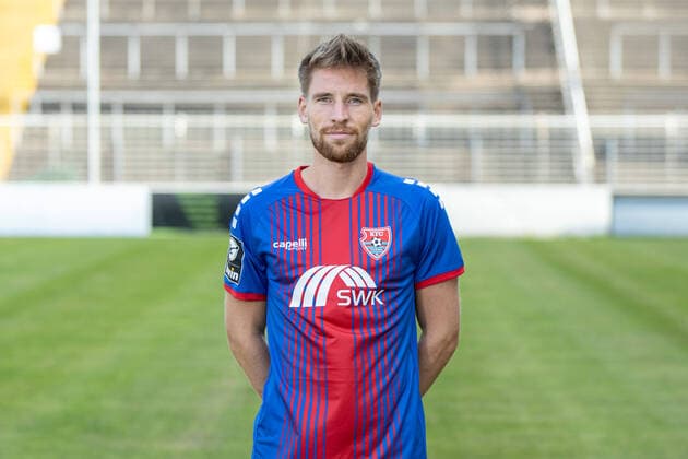 KFC Uerdingen; 3.Liga, Porträttermin 2020 2021 KFC Uerdingen; 3.Liga, Porträttermin 2020 2021 Kolja Pusch; KFC Uerdingen; 3.Liga, Porträttermin 2020 2021 Krefeld Grotenburg-Stadion Nordrhein-Westfalen Deutschland