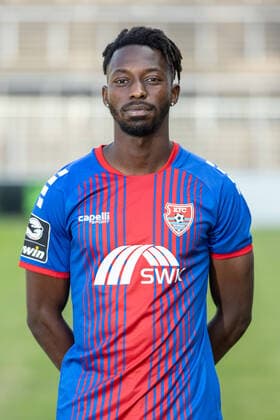KFC Uerdingen; 3.Liga, Porträttermin 2020 2021 KFC Uerdingen; 3.Liga, Porträttermin 2020 2021 Omar Haktab Traore; KFC Uerdingen; 3.Liga, Porträttermin 2020 2021 Krefeld Grotenburg-Stadion Nordrhein-Westfalen Deutschland