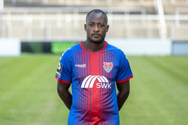 KFC Uerdingen; 3.Liga, Porträttermin 2020 2021 KFC Uerdingen; 3.Liga, Porträttermin 2020 2021 Christian Kinsombi; KFC Uerdingen; 3.Liga, Porträttermin 2020 2021 Krefeld Grotenburg-Stadion Nordrhein-Westfalen Deutschland