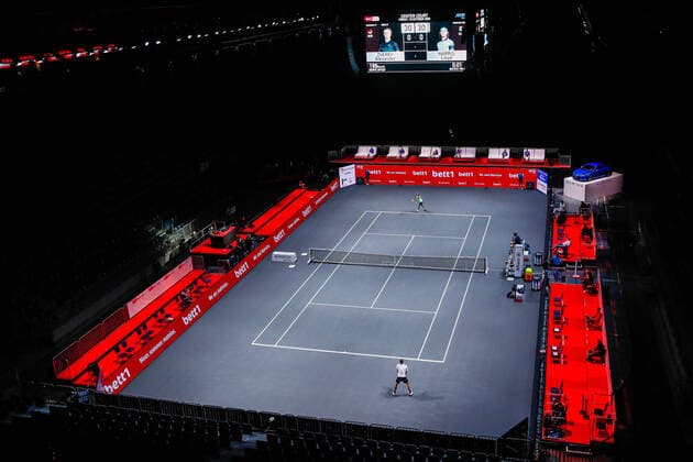 Sport Bilder des Tages ZVEREV, Alexander (GER) ATP, Tennis Herren Ranking No. 7, gesetzt an No. 1 bei den bett1HULKS Indoors - ATP 250 am 16.10.2020 in Köln (LANXESS arena), Deutschland