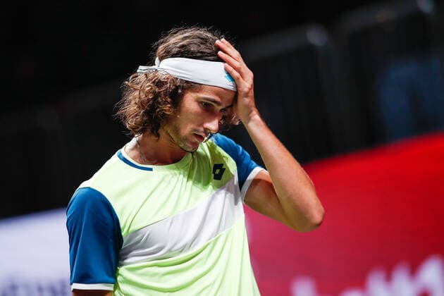 Sport Bilder des Tages HARRIS, Lloyd (RSA) ATP, Tennis Herren Ranking No. 92, gesetzt als Qualifikant bei den bett1HULKS Indoors - ATP 250 am 16.10.2020 in Köln (LANXESS arena), Deutschland
