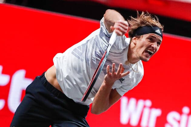 Sport Bilder des Tages ZVEREV, Alexander (GER) ATP, Tennis Herren Ranking No. 7, gesetzt an No. 1 bei den bett1HULKS Indoors - ATP 250 am 16.10.2020 in Köln (LANXESS arena), Deutschland