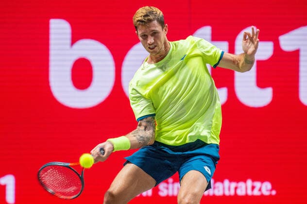 Im Dennis NOVAK (AUT), Dennis NOVAK (AUT) vs. Alejandro DAVIDOVICH FOKINA (ESP), TENNIS, bett1hulks Indoor, 16.10.2020, GER, TENNIS, ATP, Tennis Herren TOUR, bett1hulks Indoor, Dennis NOVAK (AUT) vs. Alejandro DAVIDOVICH FOKINA (ESP), 16.10.2020 KOELN Copyright: xEibnerxPressefotox xBenjaminxSOELZERx EP_BSO