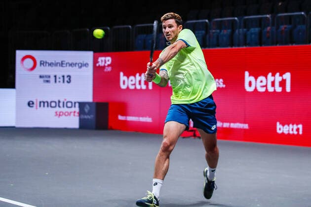 NOVAK, Dennis (AUT) ATP, Tennis Herren Ranking No. 92 bei den bett1HULKS Indoors - ATP 250 am 16.10.2020 in Köln (LANXESS arena), Deutschland