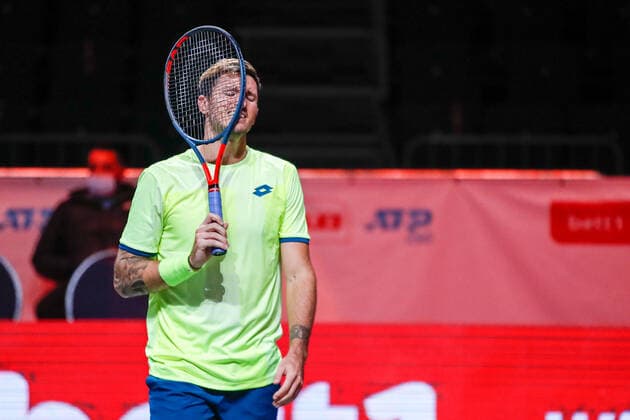 NOVAK, Dennis (AUT) ATP, Tennis Herren Ranking No. 92 bei den bett1HULKS Indoors - ATP 250 am 16.10.2020 in Köln (LANXESS arena), Deutschland