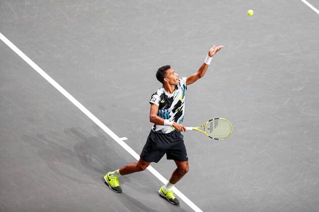AUGER-ALIASSIME, Felix (CAN) ATP, Tennis Herren Ranking No. 22, gesetzt an No. 3 bei den bett1HULKS Indoors - ATP 250 am 16.10.2020 in Köln (LANXESS arena), Deutschland