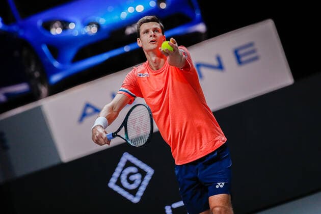 HURKACZ, Hubert (POL) ATP, Tennis Herren Ranking No. 31, gesetzt an No. 6 bei den bett1HULKS Indoors - ATP 250 am 16.10.2020 in Köln (LANXESS arena), Deutschland