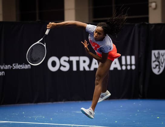 October 16, 2020, Ostrava, CZECH REPUBLIC: Cori Gauff of the United States during practice at the 2020 J&T Banka Ostrava Open WTA, Tennis Damen Premier tennis tournament Ostrava CZECH REPUBLIC - ZUMAa181 20201016_zaa_a181_115 Copyright: xRobxPrangex