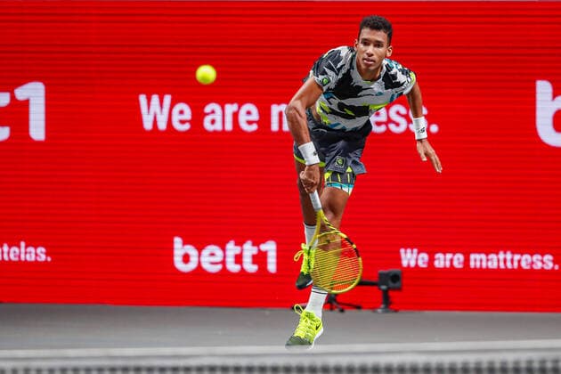 AUGER-ALIASSIME, Felix (CAN) ATP, Tennis Herren Ranking No. 22, gesetzt an No. 3 bei den bett1HULKS Indoors - ATP 250 am 17.10.2020 in Köln (LANXESS arena), Deutschland