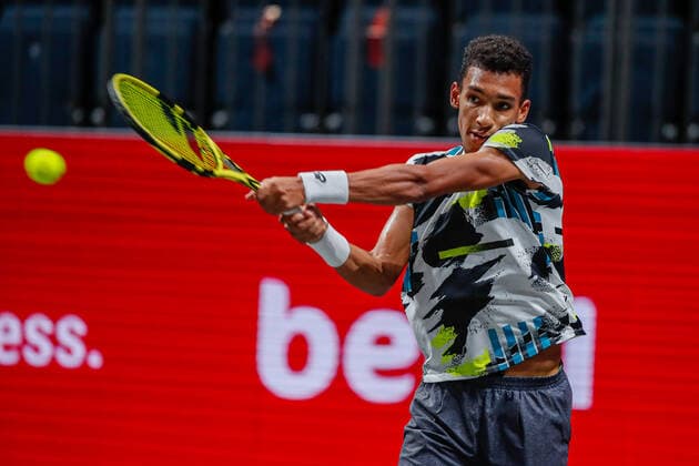 AUGER-ALIASSIME, Felix (CAN) ATP, Tennis Herren Ranking No. 22, gesetzt an No. 3 bei den bett1HULKS Indoors - ATP 250 am 17.10.2020 in Köln (LANXESS arena), Deutschland
