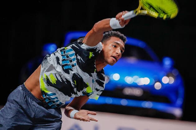 AUGER-ALIASSIME, Felix (CAN) ATP, Tennis Herren Ranking No. 22, gesetzt an No. 3 bei den bett1HULKS Indoors - ATP 250 am 17.10.2020 in Köln (LANXESS arena), Deutschland