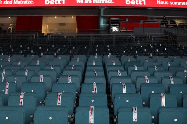 ATP, Tennis Herren 250 Finale Köln Deutschland 18.10.2020 leere Sitze