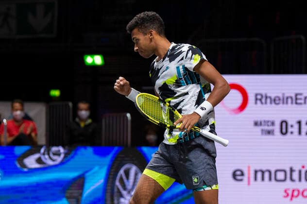 Im Felix AUGER-ALIASSIME (CAN), Alexander ZVEREV (GER) vs. Felix AUGER-ALIASSIME (CAN), TENNIS, bett1hulks Indoor, FINALE, 18.10.2020, GER, TENNIS, ATP, Tennis Herren TOUR, bett1hulks Indoor, FINALE, Alexander ZVEREV (GER) vs. Felix AUGER-ALIASSIME (CAN), 18.10.2020 KOELN Copyright: xEibnerxPressefotox xBenjaminxSOELZERx EP_BSO