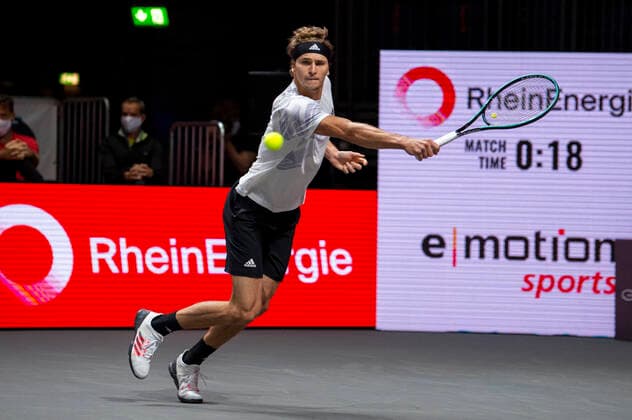 Im Alexander ZVEREV (GER), Alexander ZVEREV (GER) vs. Felix AUGER-ALIASSIME (CAN), TENNIS, bett1hulks Indoor, FINALE, 18.10.2020, GER, TENNIS, ATP, Tennis Herren TOUR, bett1hulks Indoor, FINALE, Alexander ZVEREV (GER) vs. Felix AUGER-ALIASSIME (CAN), 18.10.2020 KOELN Copyright: xEibnerxPressefotox xBenjaminxSOELZERx EP_BSO