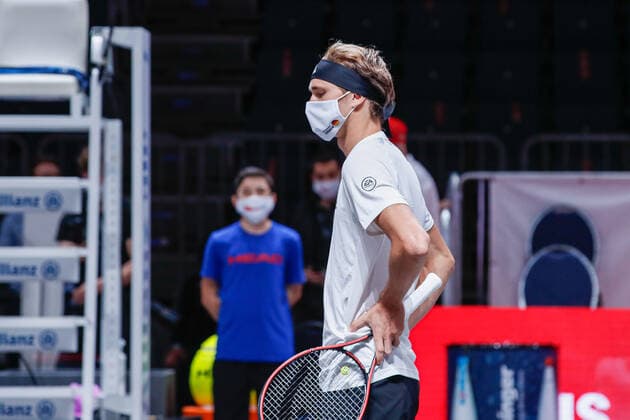 ZVEREV, Alexander (GER) ATP, Tennis Herren Ranking No. 7, gesetzt an No. 1 bleiben leer bei den bett1HULKS Indoors - ATP 250 am 18.10.2020 in Köln (LANXESS arena), Deutschland