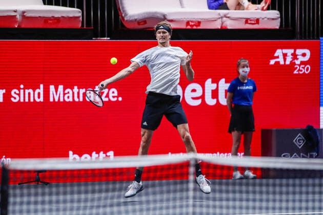 ZVEREV, Alexander (GER) ATP, Tennis Herren Ranking No. 7, gesetzt an No. 1 bleiben leer bei den bett1HULKS Indoors - ATP 250 am 18.10.2020 in Köln (LANXESS arena), Deutschland