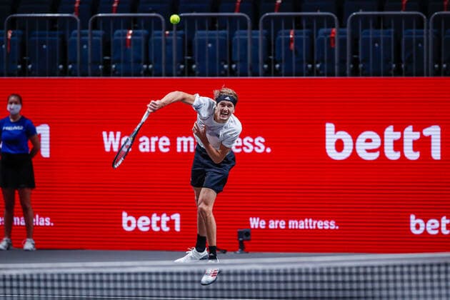 ZVEREV, Alexander (GER) ATP, Tennis Herren Ranking No. 7, gesetzt an No. 1 bleiben leer bei den bett1HULKS Indoors - ATP 250 am 18.10.2020 in Köln (LANXESS arena), Deutschland