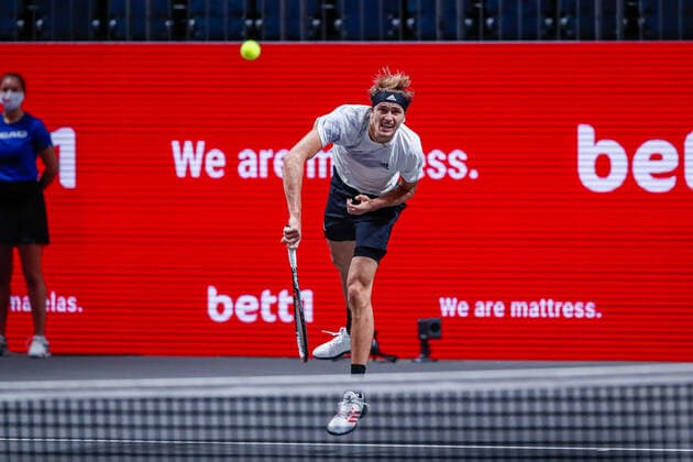 ZVEREV, Alexander (GER) ATP, Tennis Herren Ranking No. 7, gesetzt an No. 1 bleiben leer bei den bett1HULKS Indoors - ATP 250 am 18.10.2020 in Köln (LANXESS arena), Deutschland