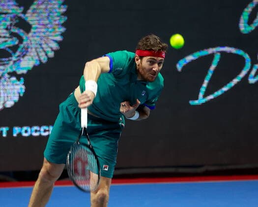 Russian Federation. Saint-Petersburg. SIBUR Arena. International tennis tournament ATP, Tennis Herren St. Petersburg Open By 2020. ATP500. Tennis. St. PETERSBURG OPEN 2020 doubles final Marcelo Demoliner, Matve Middelkoop - Jurgen Melzer, Edouard Roger-Vasselin. Tennis player Marcelo Demoliner, Matve Middelkoop. MaksimxKonstantinov