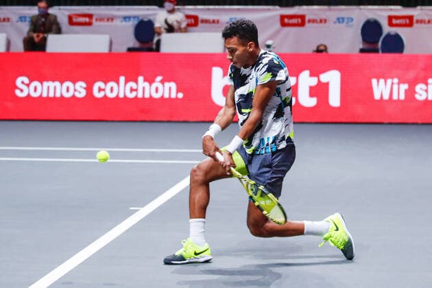 AUGER-ALIASSIME, Felix (CAN) ATP, Tennis Herren Ranking No. 22, gesetzt an No. 3 bleiben leer bei den bett1HULKS Indoors - ATP 250 am 18.10.2020 in Köln (LANXESS arena), Deutschland