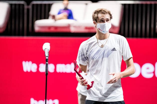 bett1HULKS Indoors - ATP, Tennis Herren 250; Koeln, 18.10.2020 Alexander ZVEREV (GER) bett1HULKS Indoors - ATP 250 am 18.10.2020 in Koeln (LANXESSarena), Deutschland Copyright: xBEAUTIFULxSPORTS Wunderlx