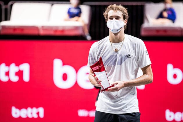 Bilder des Jahres 2020, Sport 10 Oktober Sport Themen der Woche KW42 Sport Bilder des Tages bett1HULKS Indoors - ATP, Tennis Herren 250; Koeln, 18.10.2020 Alexander ZVEREV (GER) bett1HULKS Indoors - ATP 250 am 18.10.2020 in Koeln (LANXESSarena), Deutschland Copyright: xBEAUTIFULxSPORTS Wunderlx