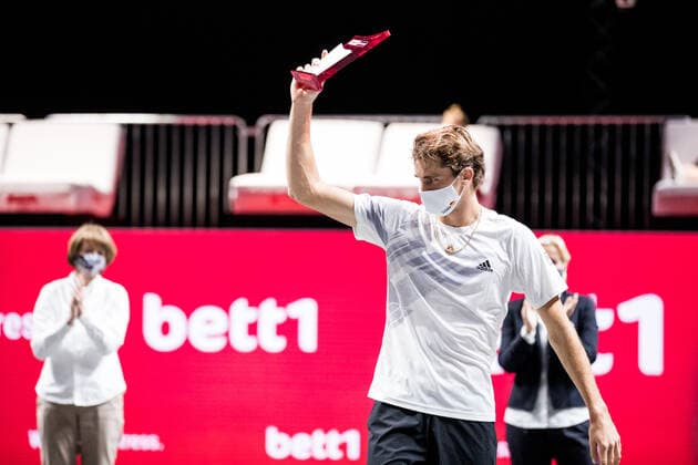 bett1HULKS Indoors - ATP, Tennis Herren 250; Koeln, 18.10.2020 Alexander ZVEREV (GER) bett1HULKS Indoors - ATP 250 am 18.10.2020 in Koeln (LANXESSarena), Deutschland Copyright: xBEAUTIFULxSPORTS Wunderlx