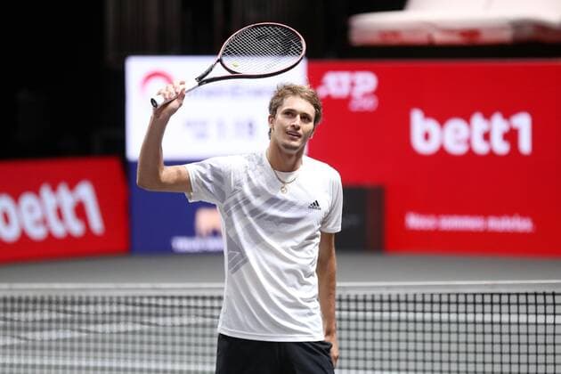 ATP, Tennis Herren 250 Finale Köln Deutschland 18.10.2020 Siegerehrung Gewinner Alexander Zverev