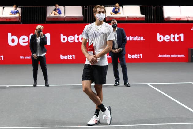ATP, Tennis Herren 250 Finale Köln Deutschland 18.10.2020 Siegerehrung Gewinner Alexander Zverev