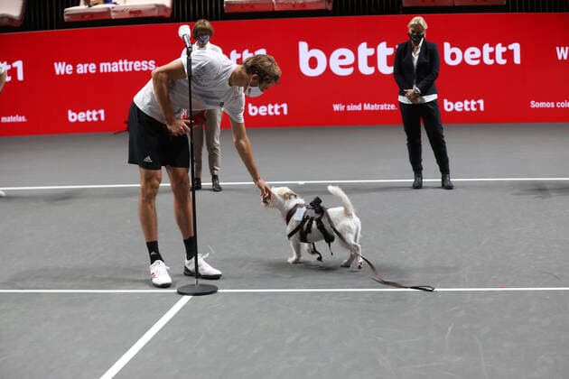 ATP, Tennis Herren 250 Finale Köln Deutschland 18.10.2020 Siegerehrung Gewinner Alexander Zverev
