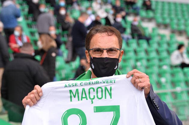Roland Romeyer (president saint etienne) FOOTBALL : AS Saint Etienne vs OGC Nice - Ligue 1 Uber Eats - 18 10 2020 FredericChambert Panoramic 