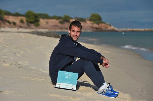 Photo Alessandro Tocco LaPresse October 18, 2020 Santa Margherita di Pula, Cagliari (Italy) Tennis Tennis, Forte Village Sardegna Open In the pic:Laslo Djere Winner  Copyright: xToccoxAlessandro LaPressex