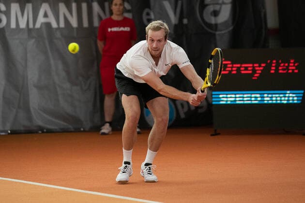 Botic van de Zandschulp (NED) Tennis - Wolffkran Open - ATP, Tennis Herren Challenger - TC Ismaning - Ismaning - Bavaria - Germany - 19 October 2020. Â Copyright: xJuergenxHasenkopfx