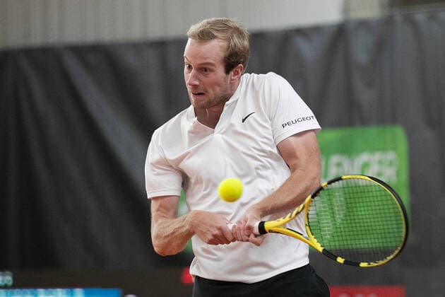 Botic van de Zandschulp (NED) Tennis - Wolffkran Open - ATP, Tennis Herren Challenger - TC Ismaning - Ismaning - Bavaria - Germany - 19 October 2020. Â Copyright: xJuergenxHasenkopfx