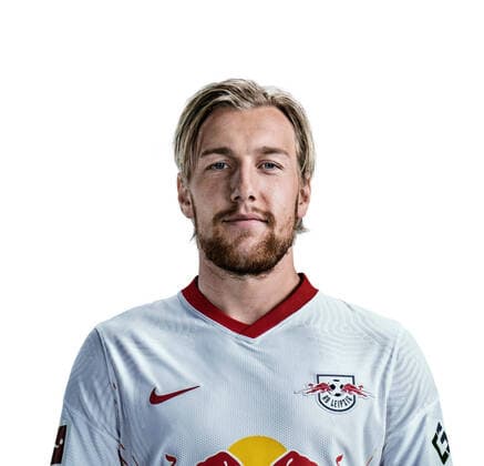Achtung: Redaktionelle Nutzung honorarfrei - Attention: Free of charge for editorial use - Emil Forsberg (RB Leipzig)